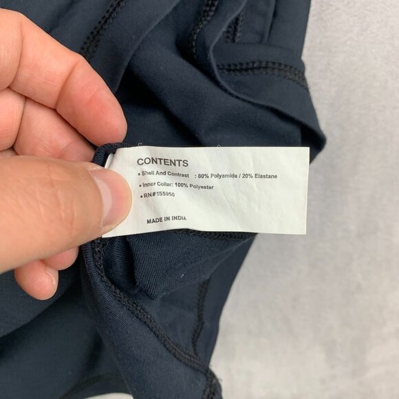 Greyson Mens Tate Mockneck Quarter-Zip XL Black Pullover Long Sleeve Performance - Picture 8 of 10